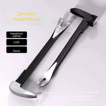 Unealtă hexagonală din oțel carbon – extractor de cui, dalta de demontare și ciocan