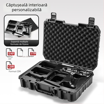 Cutie de unelte din plastic, robustă, multifuncțională, portabilă, cu capacitate mare, pentru reparații electrice la domiciliu și unelte hardware