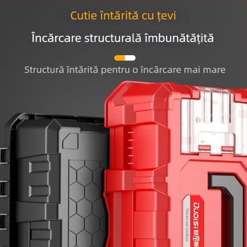 Otis cutie de unelte pliabilă cu trei niveluri — cutie din plastic, sarcină de 80 kg, cadru PP, design pe trei niveluri, Origine: Linyi, Shandong
