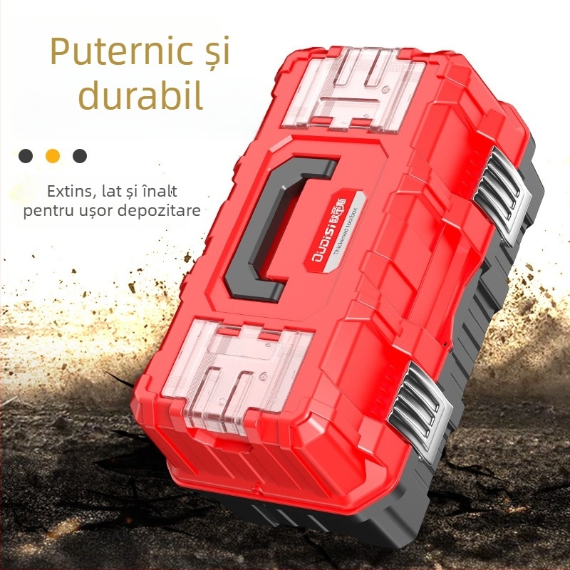 Otis cutie de unelte pliabilă cu trei niveluri — cutie din plastic, sarcină de 80 kg, cadru PP, design pe trei niveluri, Origine: Linyi, Shandong