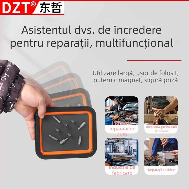 Cutie pentru unelte cu tavă magnetică pliabilă pentru depozitare piese (Brand: Dzt dongzhe; Tip: Cutie pentru unelte; Stil: pliabil; Scop principal: cutie de unelte/depozitare piese)