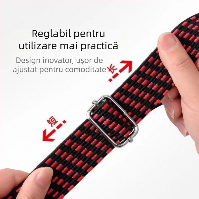 Bandă elastică de transport robustă pentru biciclete electrice și motociclete, rezistentă la uzură