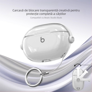 Husă Beats Studio Buds pentru model Magic Sound, carcasă din TPES turnată prin injecție, multifuncțională și universală, suport pentru personalizare