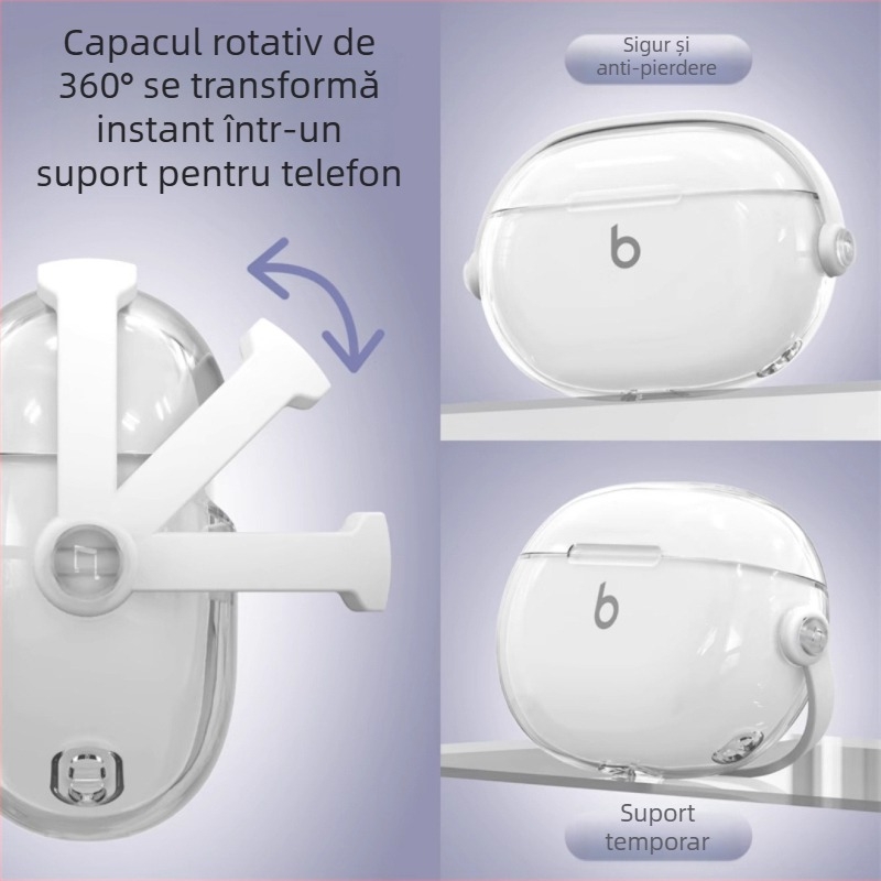 Husă Beats Studio Buds pentru model Magic Sound, carcasă din TPES turnată prin injecție, multifuncțională și universală, suport pentru personalizare