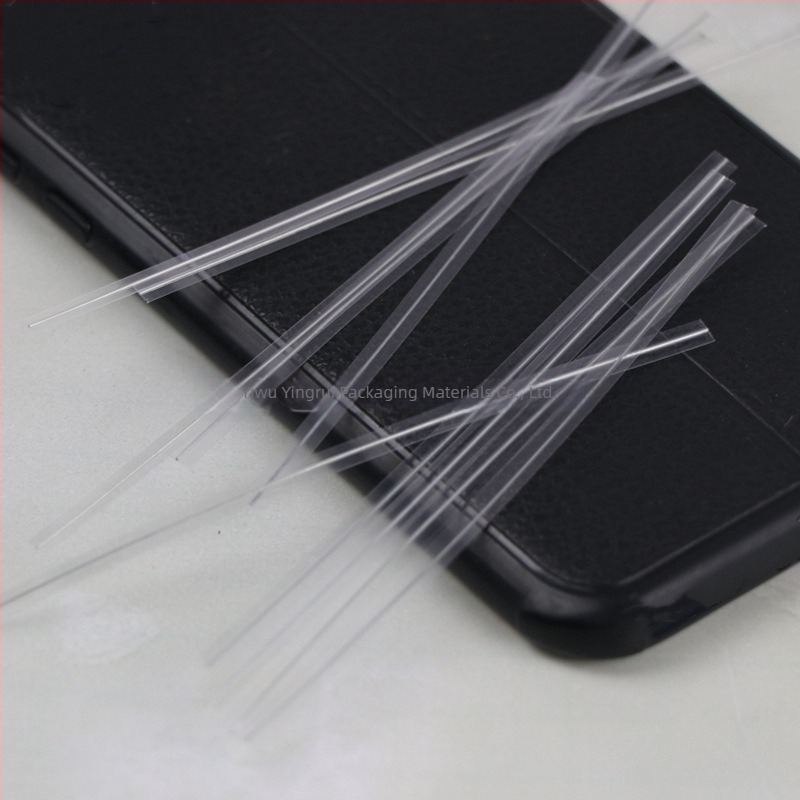 Sfoară de legare transparentă ecologică pentru ambalarea alimentelor și proiecte DIY florale; Material: sfoară galvanizată acoperită cu folie transparency din compozit; Dimensiuni: 4x250; Grosime: 0,4; Etichetă privată disponibilă