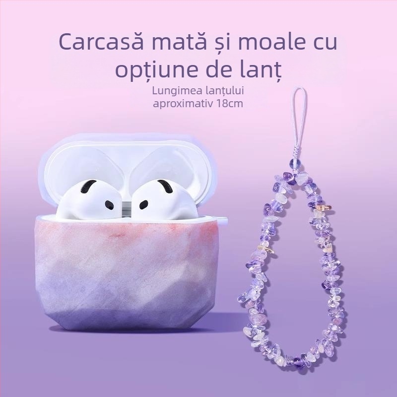 Husă pentru AirPods 4 generație și AirPods Pro 2 generație – TPU, stil All-Inclusive Cartoon, gravură, personalizabil