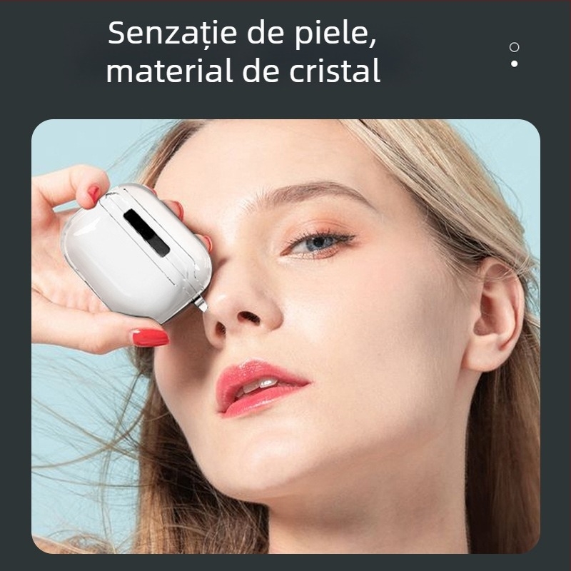 Carcasă TPU transparentă pentru AirPods 3 și AirPods Pro, husă clară pentru căști Apple Bluetooth