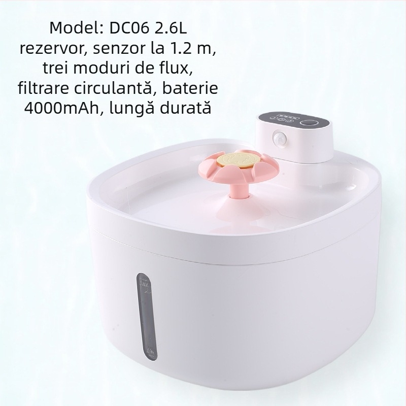 Dispenser de apă DC07 pentru pisici și câini – detașabil, greutate 1 kg