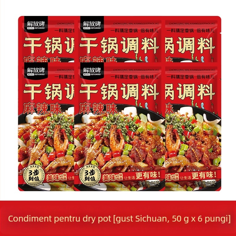 Condiment Sichuan pentru oală uscată – 50 g, brand Liberation Monument, termen de valabilitate 12 luni, depozitare la temperatura camerei