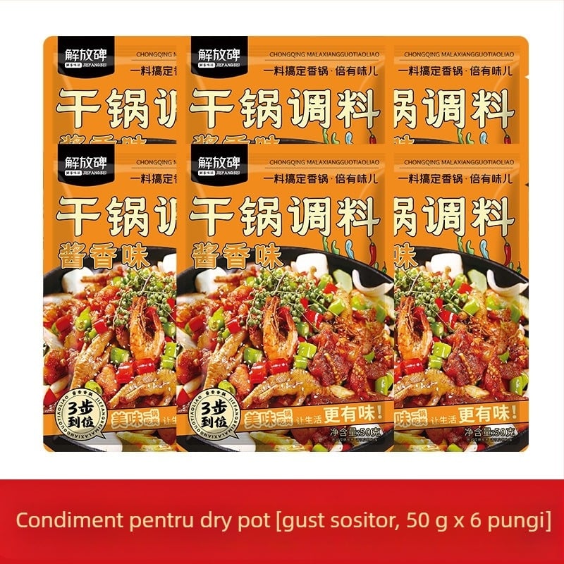 Condiment Sichuan pentru oală uscată – 50 g, brand Liberation Monument, termen de valabilitate 12 luni, depozitare la temperatura camerei