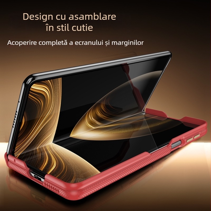 Carcasă box cu acoperire totală pentru Huawei Mate X5/X6/Xt — material PC, finisaj mat, suport, protecție împotriva căderilor, anti-amprente