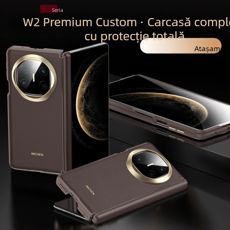 Carcasă box cu acoperire totală pentru Huawei Mate X5/X6/Xt — material PC, finisaj mat, suport, protecție împotriva căderilor, anti-amprente