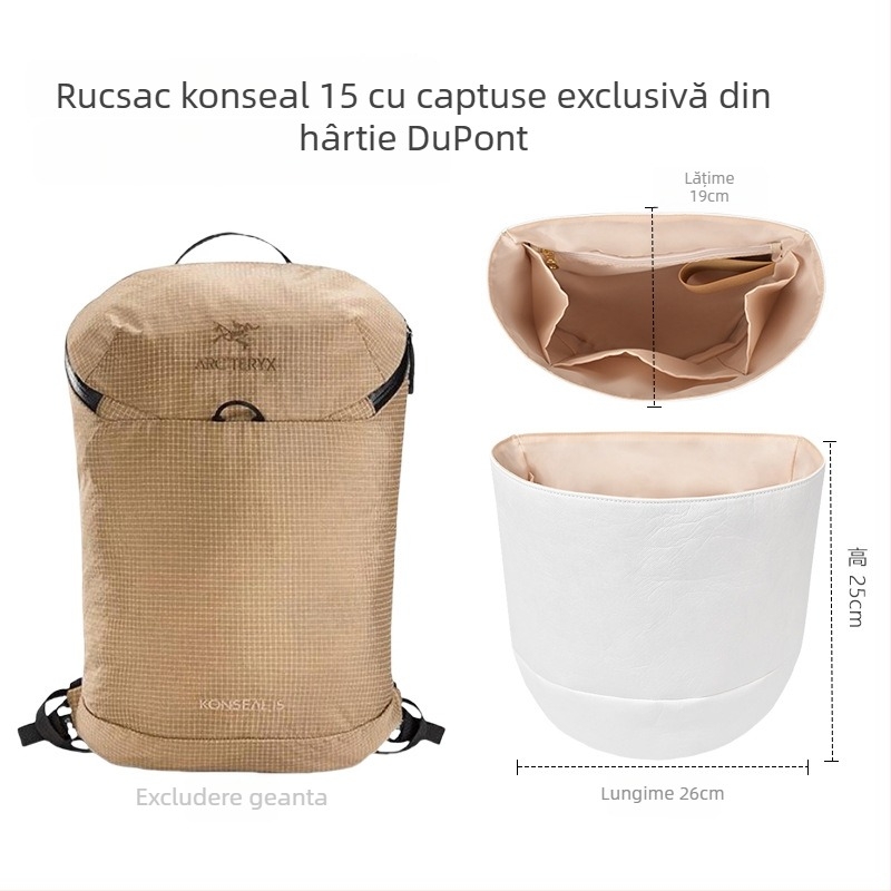 Căptușeală interioară pentru rucsac Arc'teryx Konseal - Hârtie Dupont (Utilizare zilnică, Călătorii de agrement, Unisex)