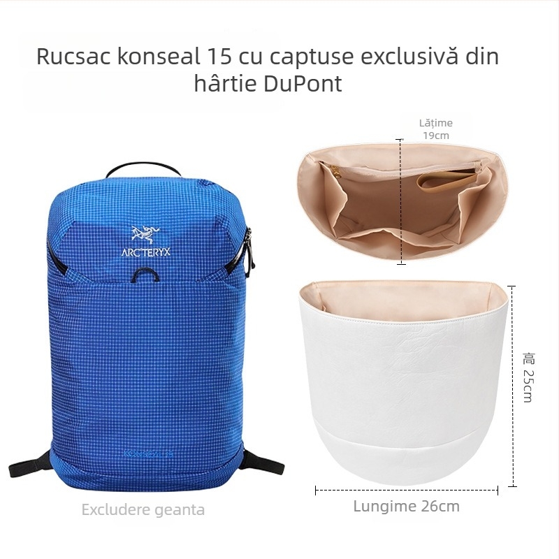 Căptușeală interioară pentru rucsac Arc'teryx Konseal - Hârtie Dupont (Utilizare zilnică, Călătorii de agrement, Unisex)