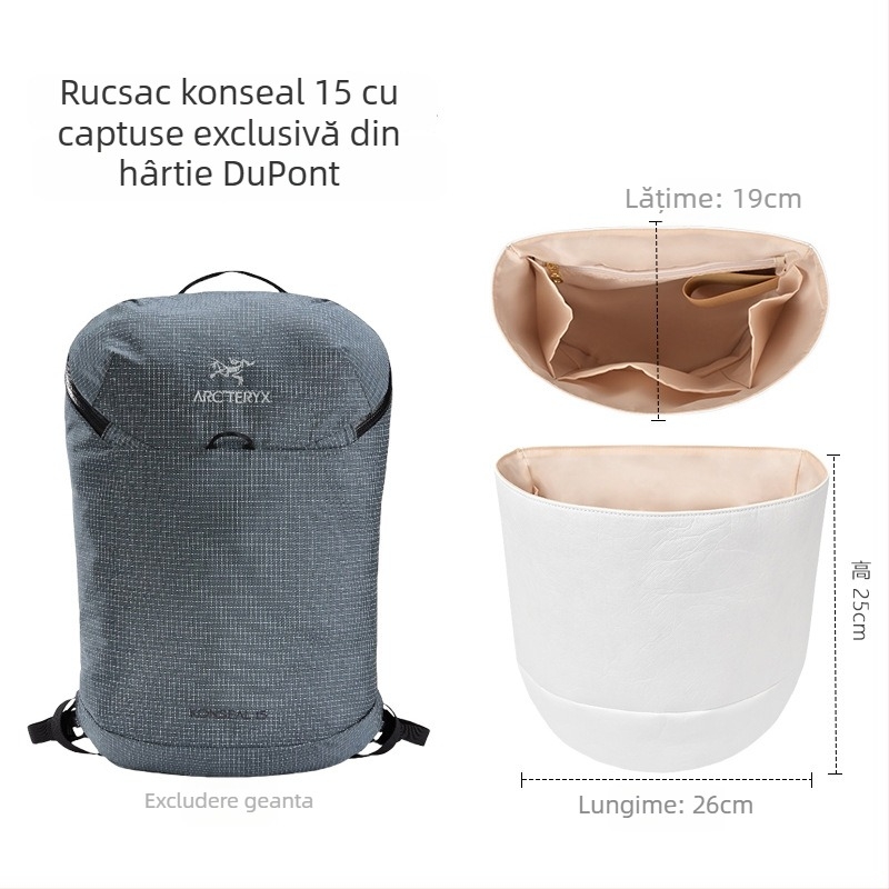 Căptușeală interioară pentru rucsac Arc'teryx Konseal - Hârtie Dupont (Utilizare zilnică, Călătorii de agrement, Unisex)