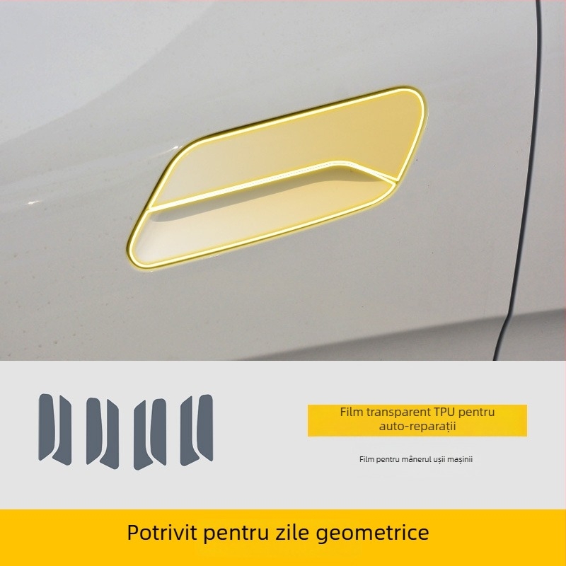Geely Geometry E folie protectoare PET pentru ecranul consolei centrale; potrivire universală; rezistență la temperaturi înalte și scăzute.