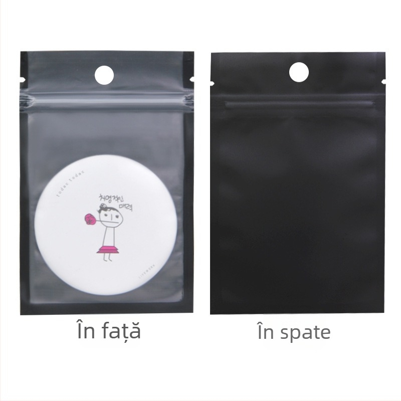 Geantă transparentă de ambalare auto sigilantă pentru bijuterii și accesorii mici, bandă de sigilare 1,5 cm, material nou, potrivită pentru ambalarea ceaiului