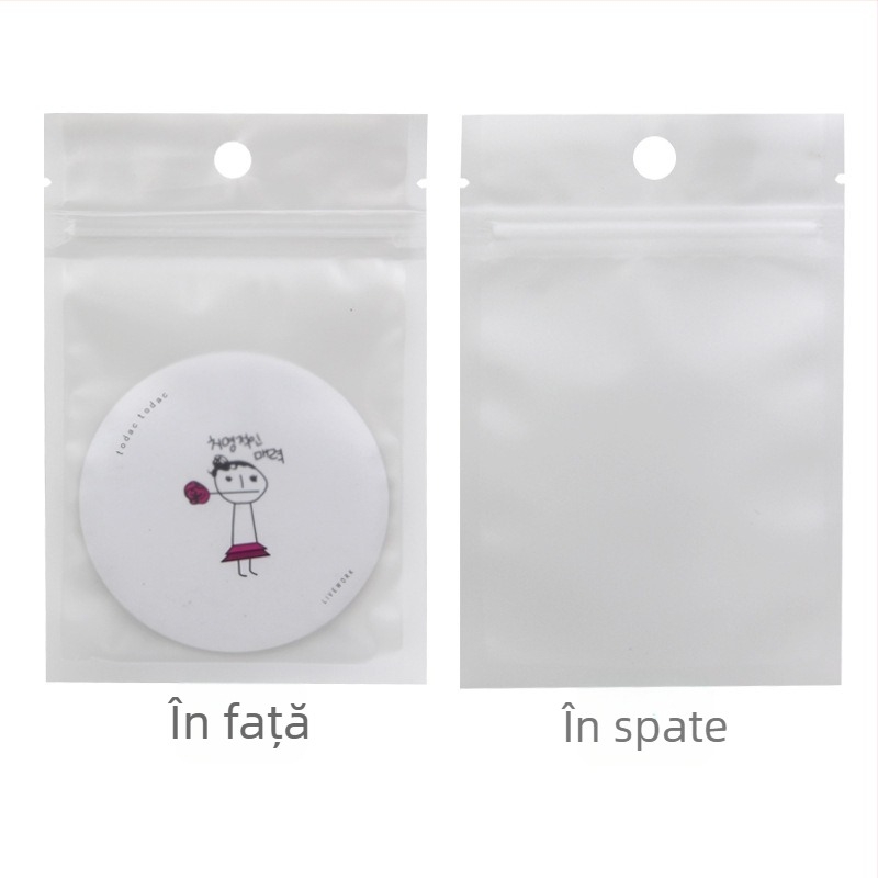 Geantă transparentă de ambalare auto sigilantă pentru bijuterii și accesorii mici, bandă de sigilare 1,5 cm, material nou, potrivită pentru ambalarea ceaiului