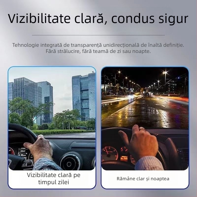 Film solar pentru geamuri auto, substrat PET de calitate optică, transmisie 60-80%, protecție UV 99%, izolație termică 99%