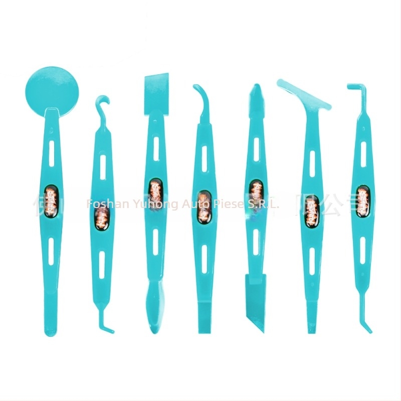Coolness Set Racletă pentru folie auto cu margine magnetică, Material PP, Personalizare disponibilă
