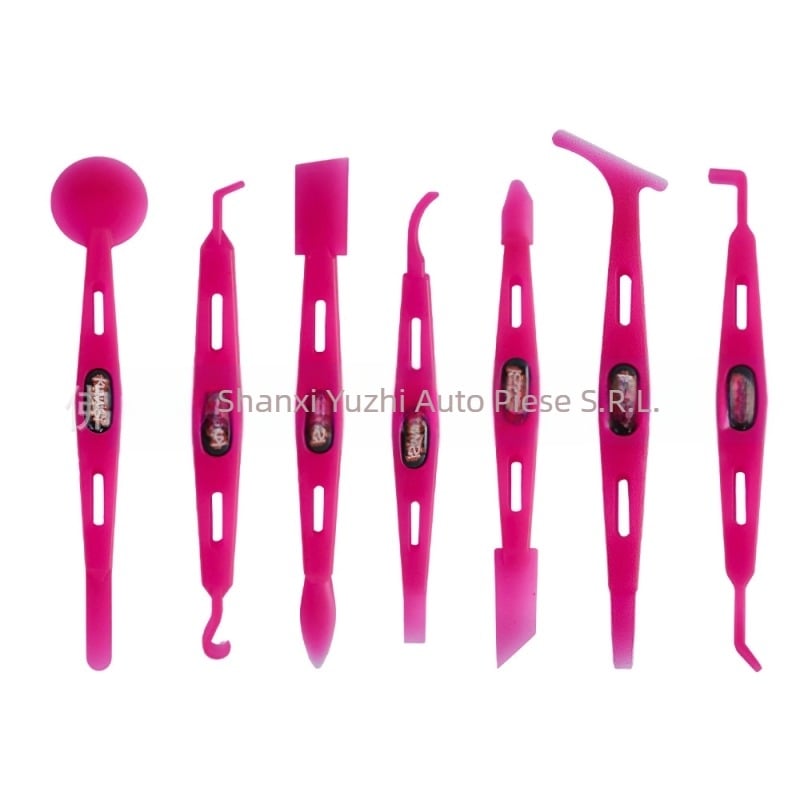 Coolness Set Racletă pentru folie auto cu margine magnetică, Material PP, Personalizare disponibilă