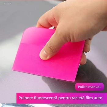 Instrument pentru aplicarea foliei de protecție auto | Racletă invizibilă pentru wrap auto | Racletă din cauciuc moale pentru film