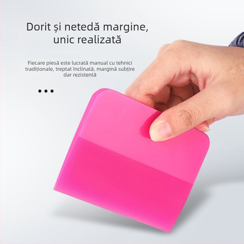 Instrument pentru aplicarea foliei de protecție auto | Racletă invizibilă pentru wrap auto | Racletă din cauciuc moale pentru film