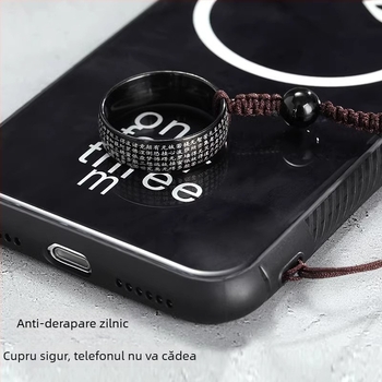 Inel de prindere pentru telefon cu lanier – aliaj creativ, realizare manuală, brand urkazf