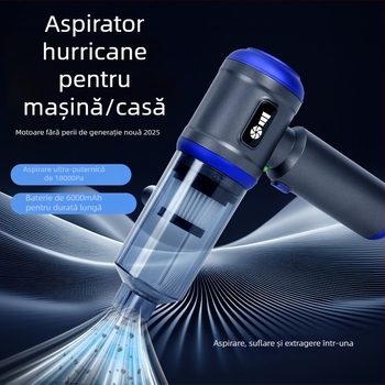 Secret Box 2025 aspirator fără fir pentru mașină și casă, portabil, utilizare duală, aspirație puternică