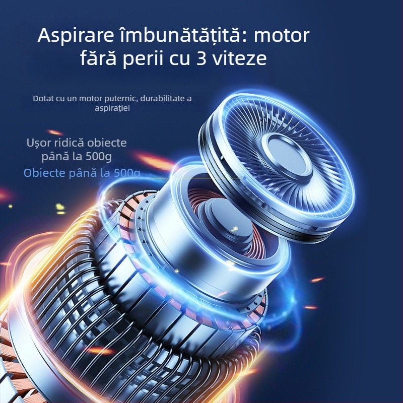 Secret Box 2025 aspirator fără fir pentru mașină și casă, portabil, utilizare duală, aspirație puternică