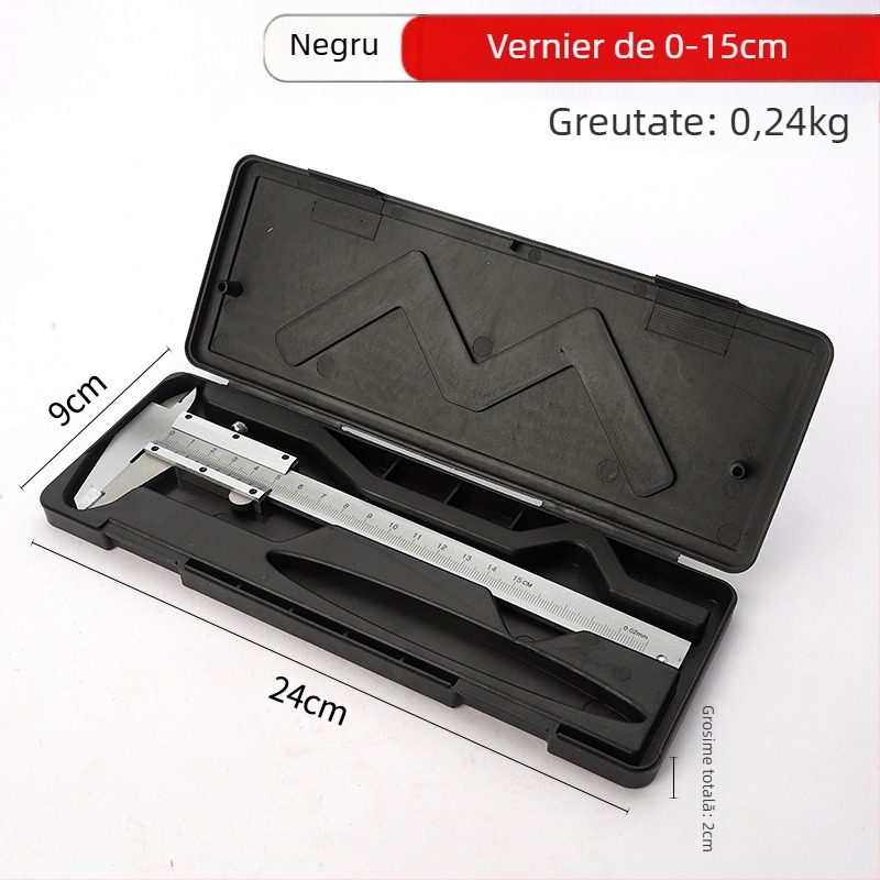 Caliper digital din oțel carbon - măsurare diametru interior și exterior, precizie înaltă, afișaj electronic