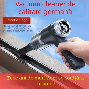 Aspirator de mână pentru mașină și casă, fără fir, reîncărcabil, 90W, aspirație 20000Pa, măsurare presiune pneuri