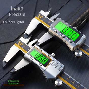 Caliper digital Enjoy (de calitate industrială; oțel inoxidabil; vernier; electronic)