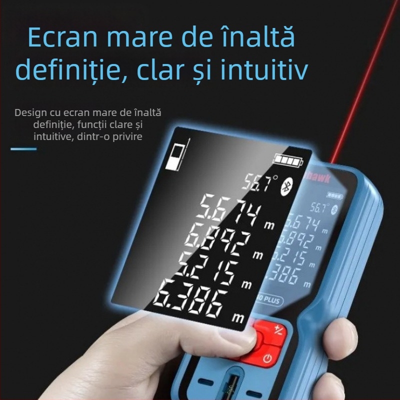 Distanțimetru cu laser - instrument de măsurare portabil (Tip: distanțimetru cu laser; Brand: Altă; Import: Nu)