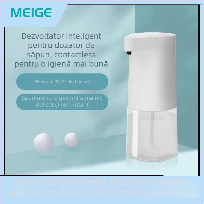 PAPO aparat inteligent de spălat pe mâini cu spumare automată și senzor fără atingere — ABS, CE certificat, 500 g, turnare prin injecție