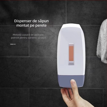 Dispenser de săpun montat pe perete – acționare manuală (ABS; turnare prin injecție; 380 g; OFC)