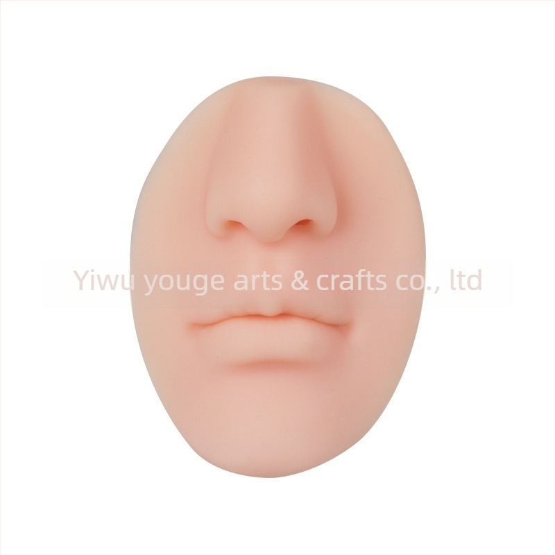 Dozator de săpun montat pe perete, în formă de nas realist – silicon, făcut manual, apăsat cu mâna, 150 g