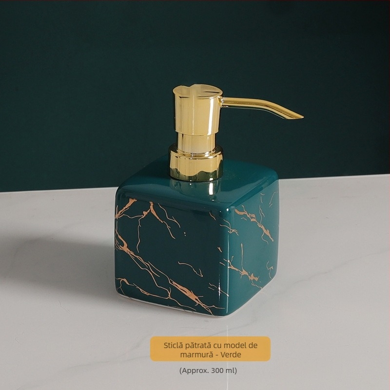 Sticluță ceramică goală pentru dezinfectant de mâini cu pompă, stil Nordic, recipient de loțiune pentru hoteluri