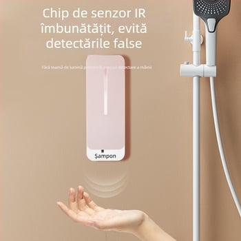 Dispenser automat de săpun cu senzor — corp din ABS, turnare prin injecție, design modern minimalist, activat prin senzor
