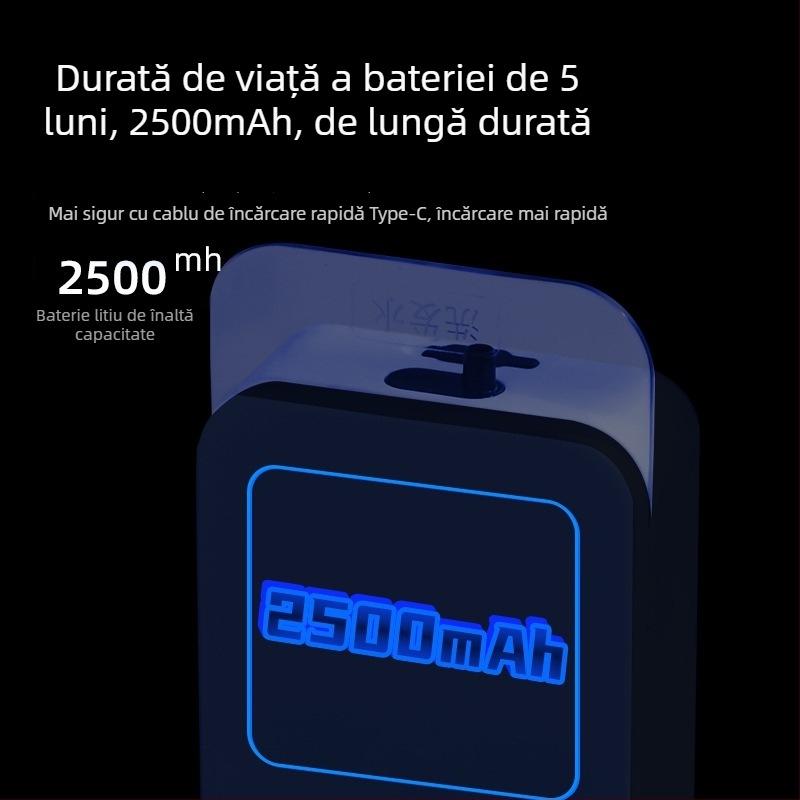 Dispenser automat de săpun cu senzor — corp din ABS, turnare prin injecție, design modern minimalist, activat prin senzor