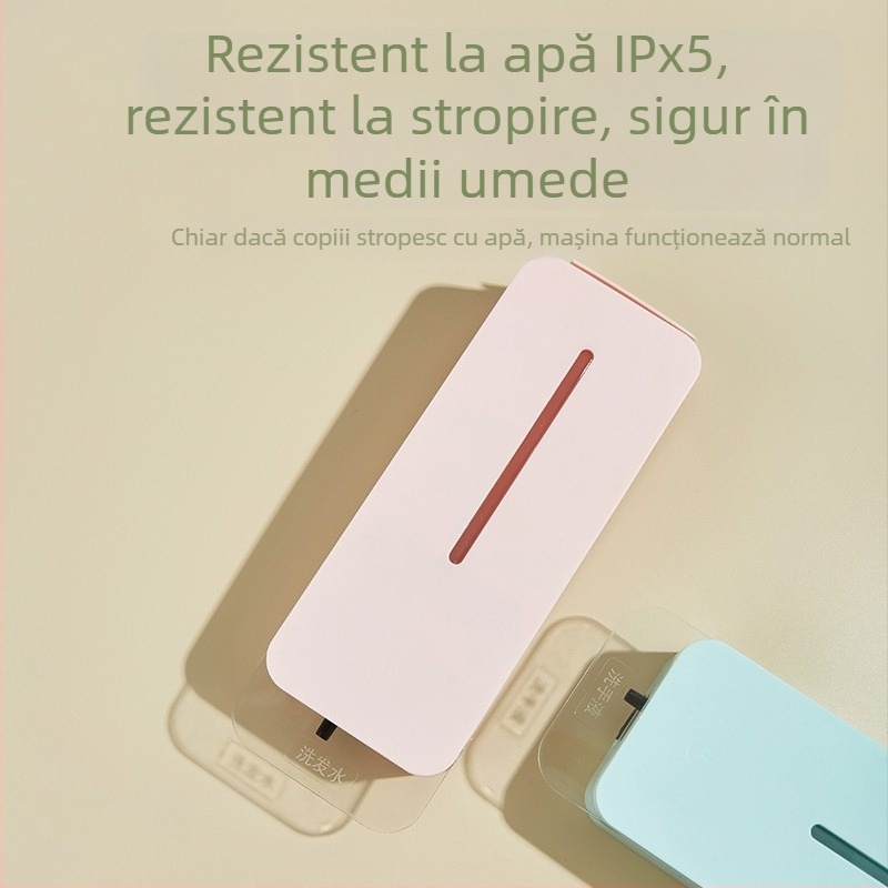 Dispenser automat de săpun cu senzor — corp din ABS, turnare prin injecție, design modern minimalist, activat prin senzor