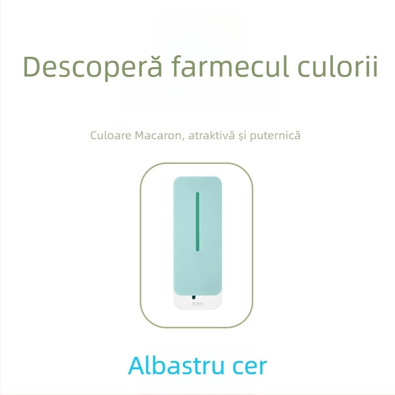 Dispenser automat de săpun cu senzor — corp din ABS, turnare prin injecție, design modern minimalist, activat prin senzor