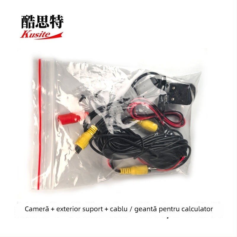 Cameră pentru oglinda retrovizoare a mașinii cu ecran mare Android, AHD-720p, vizionare nocturnă cu stele, unghi 180°, alimentare 12V, model Kst-ahd-4k aurora