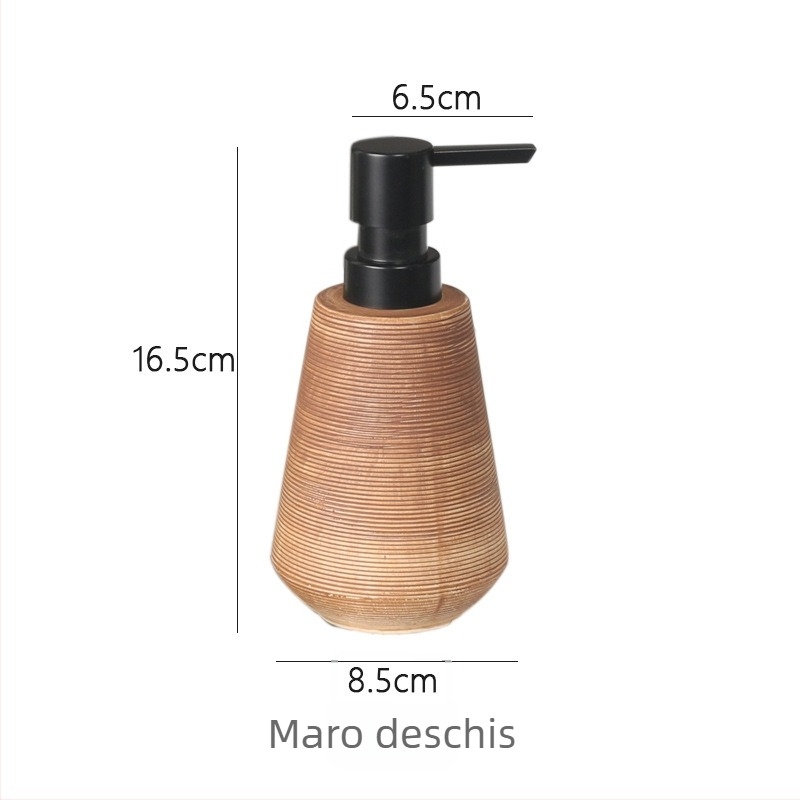 Sticlă ceramică pentru dozare loțiune, dozare prin apăsare, glazură colorată, greutate 250 g