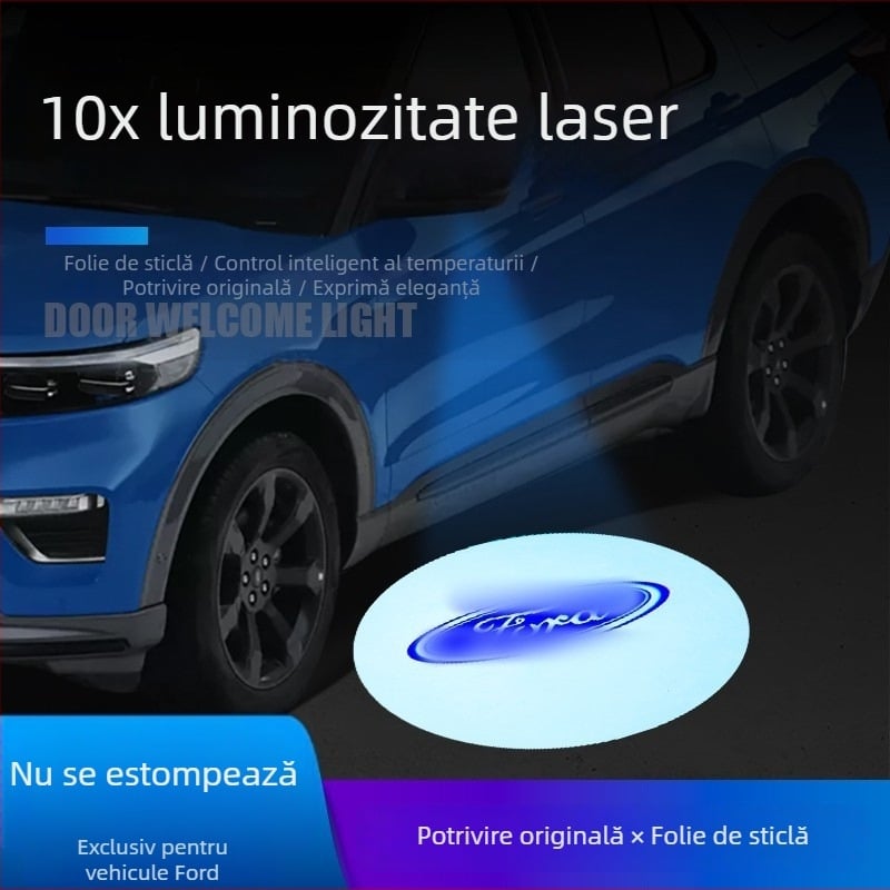 Lumină de salut pentru oglinda retrovizoare Ford — model GC-FT, Guangchi, PC, 12V, 3W