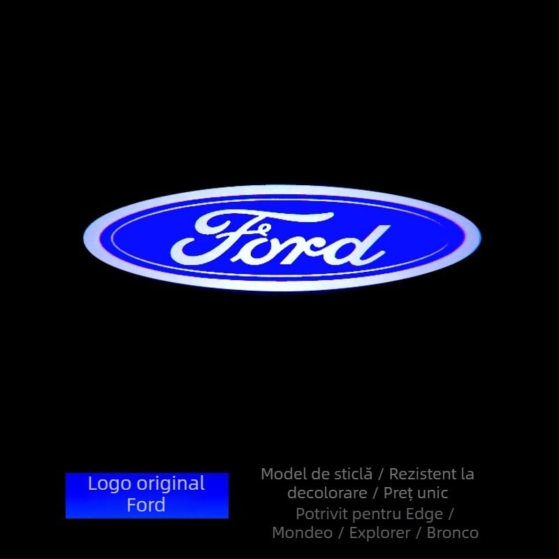 Lumină de salut pentru oglinda retrovizoare Ford — model GC-FT, Guangchi, PC, 12V, 3W