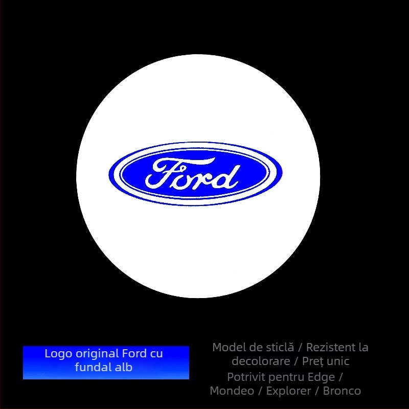 Lumină de salut pentru oglinda retrovizoare Ford — model GC-FT, Guangchi, PC, 12V, 3W