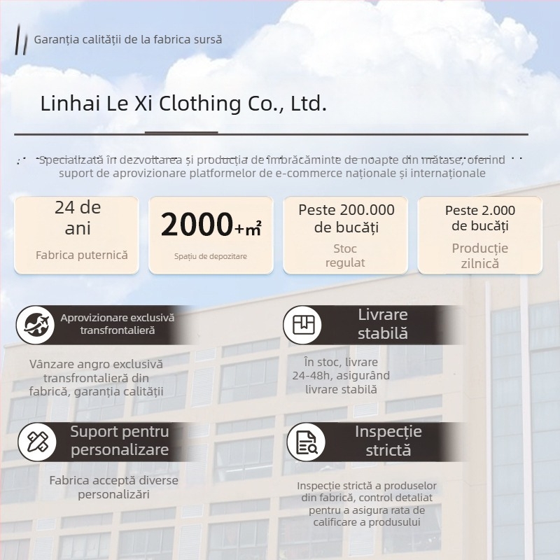 Pijamă sexy din satin cu bretele, spate gol, stil luxos, aer ușor de lux, potrivită pentru purtat acasă sau în exterior.