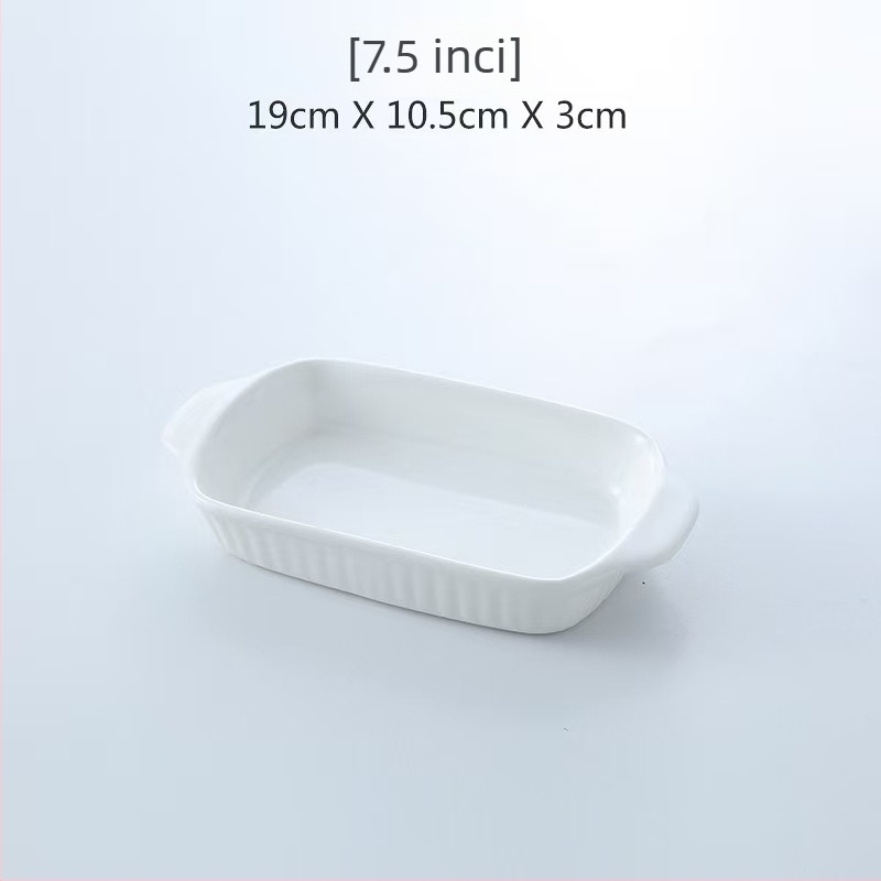 Farfurie ovală din porțelan pentru cuptor — compatibilă cu microunde, culoare solidă, design modern minimalist