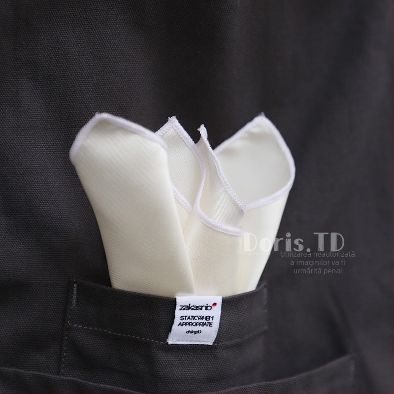 Prosop de buzunar | Amestec poliester, Model monocrom, Căptușeală: fibre de poliester, Cutie cadou, Vară 2022